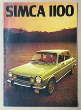 Catalogue simca 1100 d'occasion  France