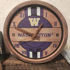 washington huskies clock for sale  Davenport