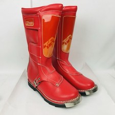 Botas de Motocross MotoX de Couro Vermelho Tr Racing Vintage Tamanho 11, Bicicleta Suja Off Road comprar usado  Enviando para Brazil