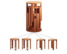 Wood stackable stools for sale  Lakewood