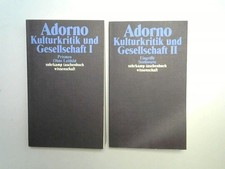 Adorno theodor gesammelte gebraucht kaufen  Untersiemau