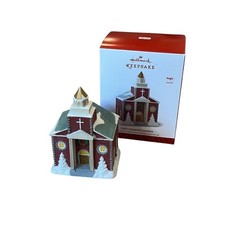 Cozy Country Church 2014 Hallmark Magic Sound Ornament O Holy Night música na caixa comprar usado  Enviando para Brazil