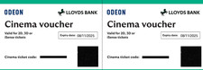 Odeon cinema tickets for sale  DERBY