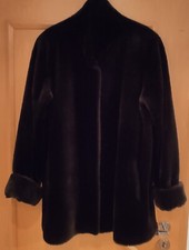 Webpelzjacke schwarz 38 gebraucht kaufen  Eching
