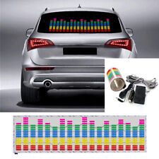 Usado, Car Sticker Music Rhythm LED Flash Light Sound Activated Equalizer Lamp 12V New comprar usado  Enviando para Brazil