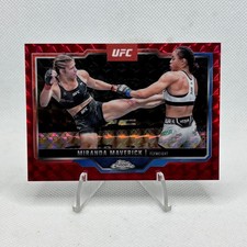 2025 Topps Chrome UFC Miranda Maverick vermelho geométrico 5/5 comprar usado  Enviando para Brazil