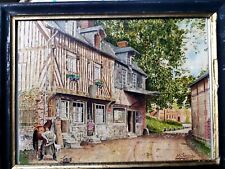 Gouache scène vie d'occasion  Vouillé