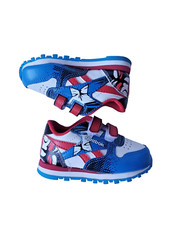Sapatos infantis Reebok Marvel Captain America infantil tamanho 4 azul e vermelho - Muito raros, usado comprar usado  Enviando para Brazil