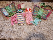 Usado, American Girl Wellie Wisher Mochila Borboleta / LOTE DE SACOS DE DORMIR E PJS comprar usado  Enviando para Brazil