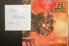 Disco de vinil OZZY OSBOURNE - Autógrafo limitado tirado no escuro/ 7” Reino Unido comprar usado  Enviando para Brazil