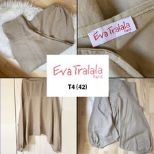 Sarouel lin beige d'occasion  Marcq-en-Barœul
