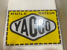 Plaque yacco huile d'occasion  Beaucouzé