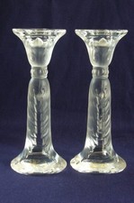 Cristal Saint Louis France paire de bougeoirs vintage  candle holders comprar usado  Enviando para Brazil