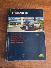 Freelander owners handbook for sale  DEESIDE