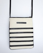 Bolsa tiracolo Jean Paul Gaultier JPG Mariniere anos 90 couro listrado lona comprar usado  Enviando para Brazil