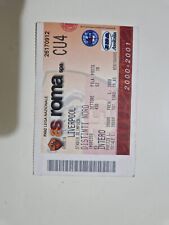 Biglietto roma liverpool usato  Roma