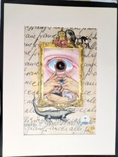 Pieza de Arte Surrealista Abstracto PHILIP STANDISH READ ORIGINAL - Firmada segunda mano  Embacar hacia Mexico