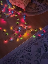 Lichterkette bunt 100er gebraucht kaufen  Malente