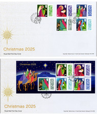 2025 GB XMAS CHRISTMAS FDC *BOM* PAR DE FDCs MINI + SELOS 4.11.25 ALT PMK comprar usado 2025 GB XMAS CHRISTMAS FDC *BOM* PAR DE FDCs MINI + SELOS 4.11.25 ALT PMK comprar usado  Enviando para Brazil