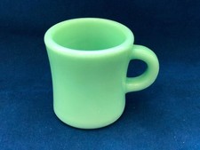 CANECA DE RESTAURANTE VINTAGE FIRE KING VERDE JADITE 3 1/2" ALÇA C PESADA - BOA! comprar usado  Enviando para Brazil