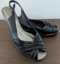 Clarkes womens black for sale  CHICHESTER