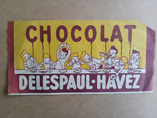 Delespaul havez chocolate d'occasion  Expédié en Belgium