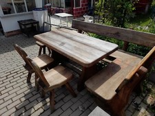 Gartenmöbel set holz gebraucht kaufen  Dessau-Roßlau