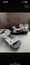 Silver glitter sandals for sale  BIRMINGHAM