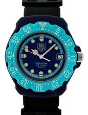 Tag Heuer 35mm relógio suíço de F1 masculino Fórmula 1 azul/preto! Ref: 388.513/1!, usado comprar usado  Enviando para Brazil