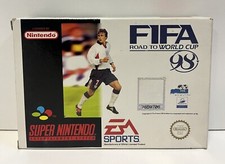 FIFA 98 ROAD TO WORLD CUP BECKHAM COVER SNES SUPER NINTENDO PAL USED BOXED 1997, usado comprar usado  Enviando para Brazil