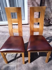 wood solid 2 chairs for sale wood solid 2 chairs for sale WALTON-ON-THAMES