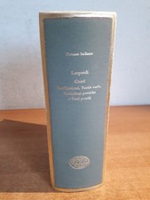 Canti giacomo leoparti usato  San Giovanni in Persiceto