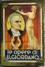 Calendarietto opere u.giordano usato  Fiumefreddo di Sicilia