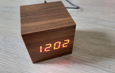 Wooden digital bedside for sale  SWINDON