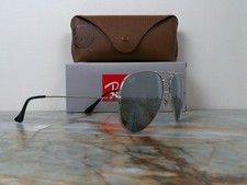 Óculos de sol Ray-Ban RB3025 W aviador espelhado prata genuíno nunca usado comprar usado  Enviando para Brazil