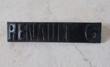 Renault monogramme emblème d'occasion  Bayeux