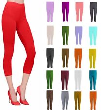 Usado, Leggings femininas cropped comprimento capri 3/4 verão plus size Reino Unido 8-26 comprar usado  Enviando para Brazil