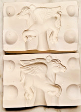 Vintage 1982 Alberta's Molds Cerâmica Slip Cast Wind Chime #A-277 Pegasus Orn comprar usado Vintage 1982 Alberta's Molds Cerâmica Slip Cast Wind Chime #A-277 Pegasus Orn comprar usado  Enviando para Brazil