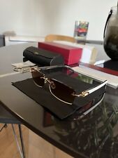 Cartier Sunglasses White Buffs Brown Lenses segunda mano  Embacar hacia Argentina