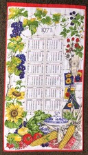 Kalender geschirrtuch 1971 gebraucht kaufen  Schweinfurt
