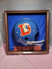 1968 Embosógrafo Riddell Meio Capacete Placa NFL Denver Broncos Futebol Vintage comprar usado  Enviando para Brazil