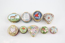 Enamel trinket boxes for sale  LEEDS