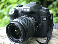 Canon EOS D40 Digitalkamera - Schwarz (Kit mit EF-S 18-55mm 3.5-5.6 IS comprar usado  Enviando para Brazil