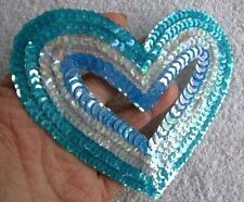 Sequinned heart.5 ins for sale  NEWARK