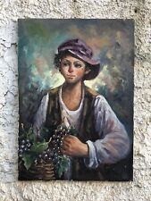 Quadro vintage ragazzo usato  Calvizzano
