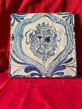 Vecchia mattonella old tile tuile ancienne alte Fliese mit Wappen Azulejo antigu comprar usado  Enviando para Brazil