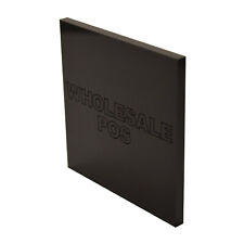 Usado, Folha de plástico acrílico preto Perspex® material 2mm 3mm 5mm 6mm 8mm 10mm 20mm comprar usado  Enviando para Brazil