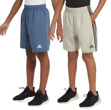 Shorts Adidas Youth pacote com 2 pull-on, azul marinho/castanho, GG comprar usado  Enviando para Brazil