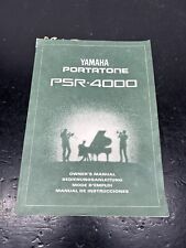 Teclado original Yamaha PSR-4000 manual do proprietário comprar usado  Enviando para Brazil