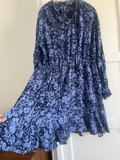 Navy floral tunic for sale  MANSFIELD